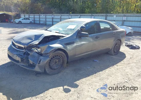 2013 Chevrolet Caprice Police из США, поврежденный, VIN 6G1MK5U23DL807679